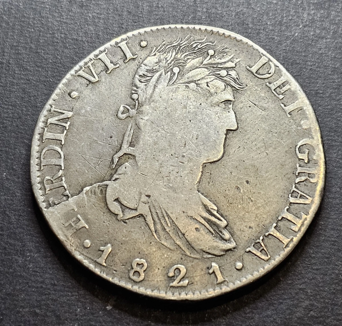 8 雷亚尔银色1821 年墨西哥殖民地硬币(Pre - 1821) | eBay