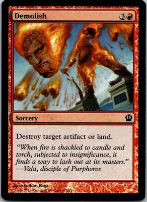 MTG Foil-Demolish-Theros #118 - Image 1 of 2