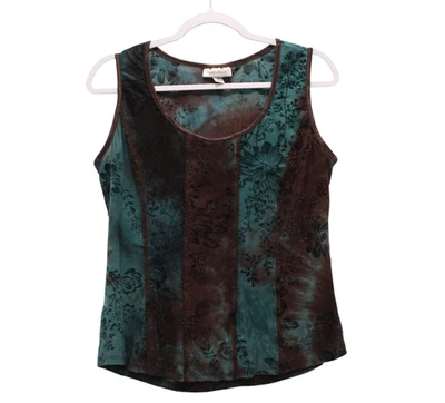 Blusa Dressbarn Mediana Elastizada Terciopelo Malla Hada Duende Capricho Renacimiento Foto 1 de 4