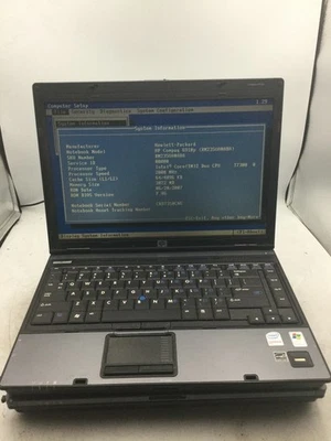 HP COMPAQ 6910P - BOOTS TO BIOS - LOT OF 2 - INTEL 2 DUO - NO RAM - READ - BB - Image 1 of 4