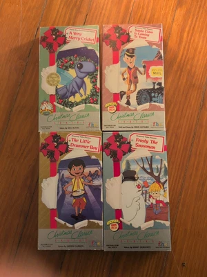 VHS Box Set FHE Christmas Classic Series: Frosty, Rudolph, Santa, CrockerDrummer - Image 1 of 4