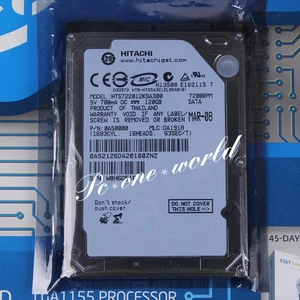 100% OK HTS722012K9A300 HITACHI 120 GB 2.5" 7200 RPM 16 MB SATA Hard Disk HDD - Picture 1 of 2