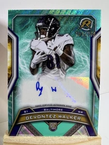 2024 Topps Resurgence DEVONTEZ WALKER Autograph AUTO /249 Ravens - Picture 1 of 4