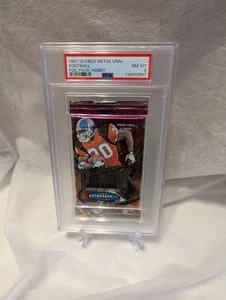 Rare 1997 Metal Universe Hobby Football Pack Precious Metal Gems PSA 8 - Picture 1 of 2