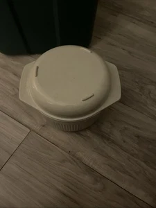 Vintage Nordic Ware Microwave 2 Quart Casserole & Utility Pan Lid Gray Melamine - Picture 1 of 7