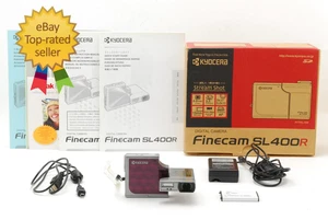 [NEAR MINT w/BOX] KYOCERA Finecam SL400R 4.0MP Compact Digital Camera From JAPAN - Picture 1 of 11
