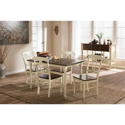 Baxton Studio Napoleon French Wood Dining Set - Image 1 of 4