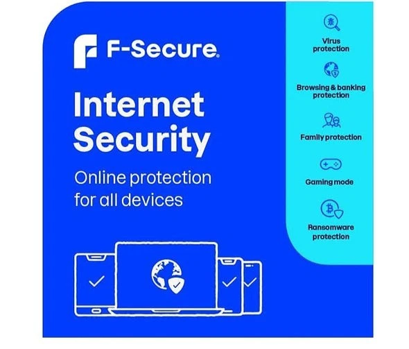 F-Secure Internet Security - 1-Year / 1-Device - Americas - Image 1 of 2