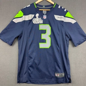 Nike On Field Seattle Seahawks Russell Wilson #3 Super Bowl XLVIII Trikot Gr. L - Bild 1 von 10
