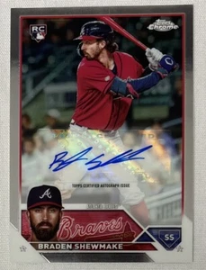 Braden Shewmake St. Louis Cardinals 2023 Topps Chrome Refractor RC Autograph - Picture 1 of 2