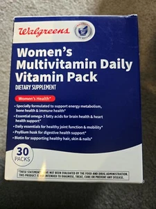 New Walgreens Women’s Multivitamin Daily Vitamin 30 Packs Exp: 11/25 - Picture 1 of 3