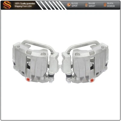 Par de pinzas de freno traseras con juego de soportes para Chevrolet Silverado 1500 1999-2002 Foto 1 de 2