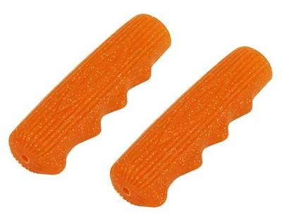 Bicycle Grips Kraton Rubber 212 Sparkle Orange Urban Cruiser Kids Bikes 163494 - Image 1 of 2
