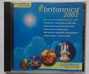 Encyclopaedia Britannica 2002 Expanded DVD Windows Version - New Sealed - Picture 1 of 6
