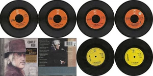 Charlie Rich Bundle Behind Closed Doors/Most Beautiful Girl Vinyl 7" 45s and CD - Picture 1 of 19