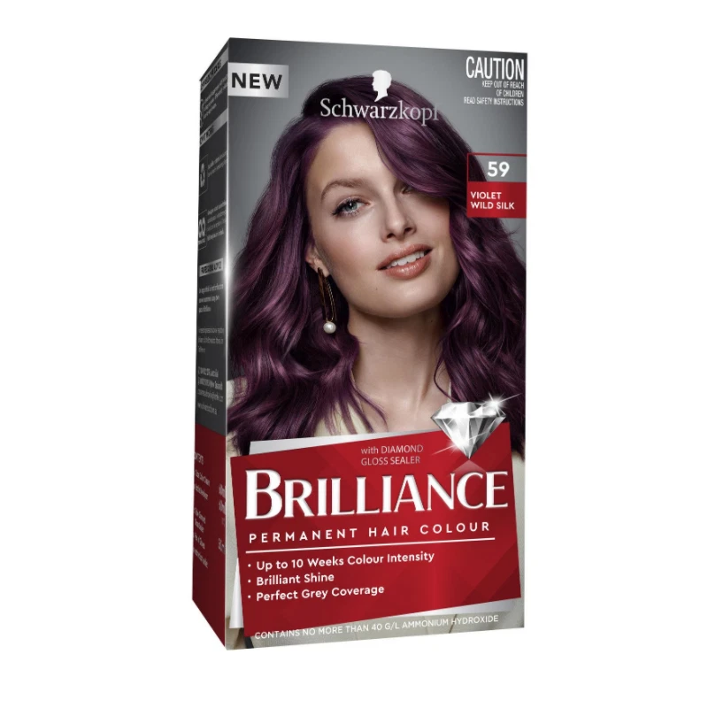 * Schwarzkopf Brilliance Permanent Hair Colour 59 Violet Wild Silk - image 1 of 1