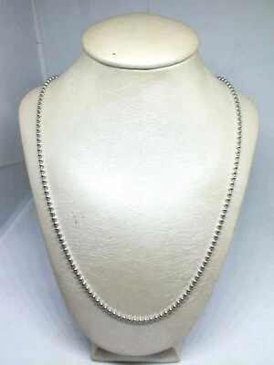 COLLANA ARGENTO PALLINI SFERE UNISEX RODIATA MM 2 CM 40 45 50 60 70 80 EXPLOIT - Immagine 1 di 4