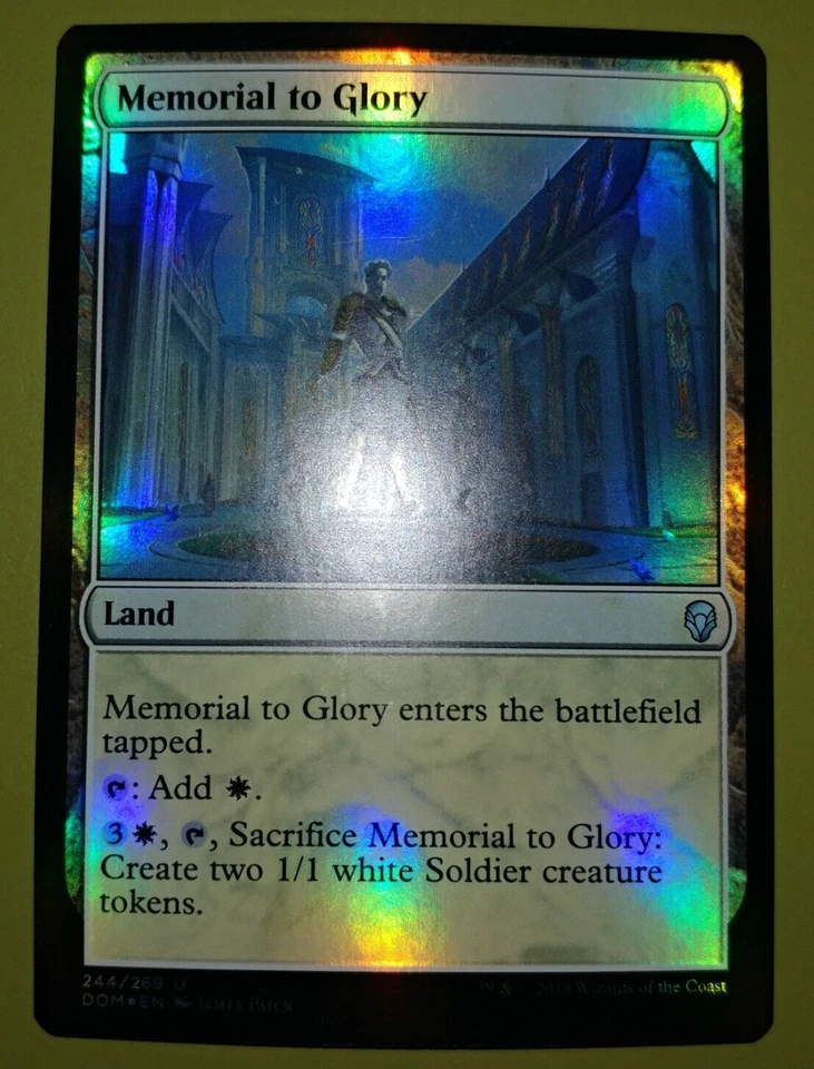 FOIL Memorial to Glory x1 Dominaria 1x Magic the Gathering MTG - Image 1 of 1