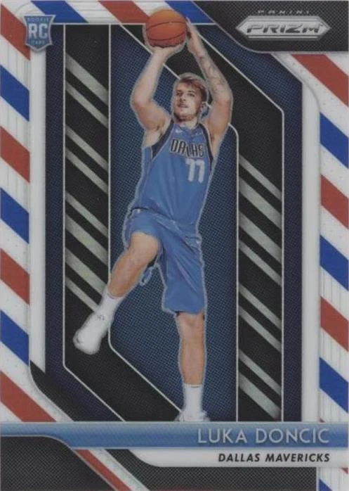 2018-19 Panini Prizm - Luka Dončić #280 Red White & Blue Prizm (RC)