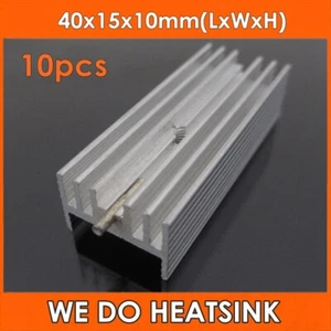 10 sztuk 40x15x10mm Aluminiowy radiator Chłodnica Chłodnica do MOSFET TO-220 / TO220 - Zdjęcie 1 z 4