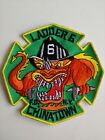 D1-71 NEW YORK FIRE DEPARTMENT PATCH - LADDER 6 CHINATOWN - DRAGON GREEN