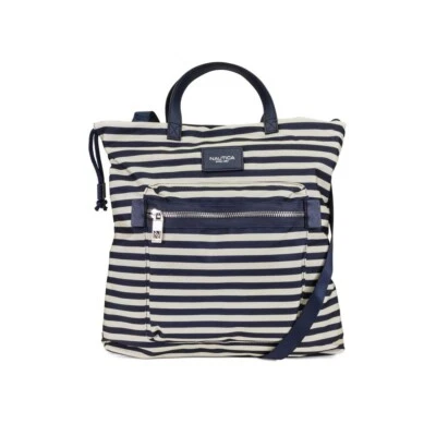 Bolso de Mano Nautica Armada Formation Azul Marino Blanco Rayas Foto 1 de 4