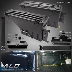 Fit For 07-19 Silverado Sierra Truck Bed Wheel Well Storage Tool Box w/ Lock - Picture 1 of 12