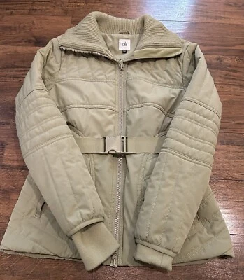 Cabi Ski Lift Puffer Jacket Women's  XS Sage Green - Image 1 of 4