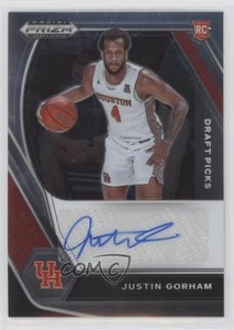 2021-22 Panini Prizm Draft Picks Draft Picks Auto Justin Gorham #DP-JGO Auto