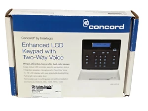 Interlogix GE Security Concord 600-1070-E Enhanced LCD Keypad w/ Two-Way Voice - Picture 1 of 4