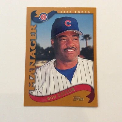 2002 Topps #280 Don Baylor MGR Chicago Cubs - Image 1 of 2