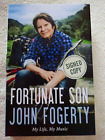 CCR John Fogerty signiertes/autogrammiertes ""Fortunate Son"" HC Buch mit JSA COA