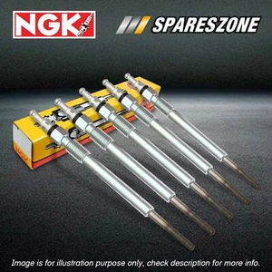 5 x NGK Metal Glow Plugs for Ssangyong Korando Musso Rexton 2.9L 5Cyl Turbo SOHC - Picture 1 of 2