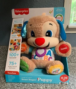 *NEW* Fisher Price Laugh and Learn Smart Stages Puppy Teaches ages 6-36 month - Picture 1 of 10