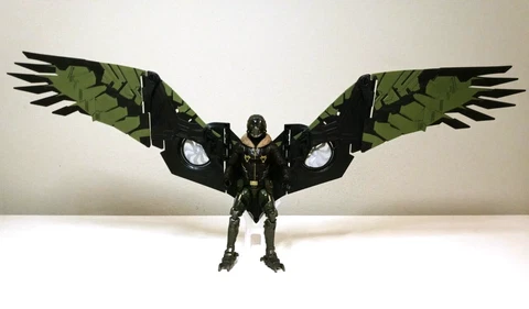 MARVEL LEGENDS BAF SPIDERMAN VULTURE ACTION FIGURE BUILT A FIGURE HOMECOMING Cover