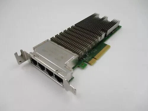 Dell Intel X710-T4 Quad Port 10Gb RJ45 Network Adapter High Profile K5V44 08XJ7. - Image 1 of 1
