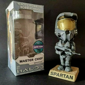 HALO Spartan steel colour PVC bobble-head 16cm Funko Wacky Wobbler - Imagen 1 de 1