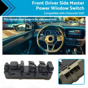Front Driver Side Master Power Window Switch Suitable for 03-07 Chevrolet GMC - Picture 1 of 8