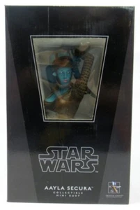 Gentle Giant Star Wars AAYLA SECURA Mini Bust Statue Used with Box - Picture 1 of 3