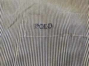 Hollywood Polo Country Club Mens Button up Pinstripe Dress Shirt SZ 16 32/33 - Picture 1 of 7