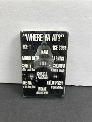 Where Ya At? 90s Hip Hop Cassette Tape Ice Cube Ice T Kam Chuck D Insane The Rza - Image 1 of 4