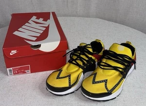 Scarpe da Tennis Uomo NIKE AIR PRESTO Road Race Speed Giallo Nero Rosso TG 13 - Foto 1 di 11