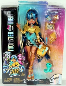 Monster High Cleo DeNile Hissette, Tut & pet cobra Doll - Picture 1 of 2
