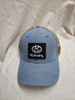 NWT KUBOTA FARM TRACTOR EQUIPMENT CORN FARMING  FARM TRUCKER STYLE HAT CAP - Image 1 of 3