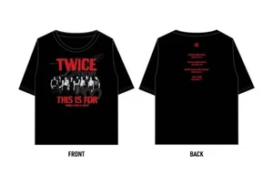 NEW TWICE JPN 6th ALBUM Limited ENEMY THIS IS FOR Official Photo T-shirt M size - Picture 1 of 3