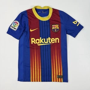 Camiseta de fútbol Nike FC Barcelona juvenil talla S roja azul El Clásico - Imagen 1 de 8