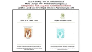 Liberia 1999 Saudi Arabia King Fahed Bin Abdulaziz Al Saoud - Rare Proof MNH - Picture 1 of 3