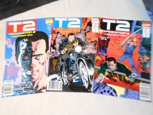 Lot (3) Terminator 2 Judgement Day #1 2 3 Complete T2 (Marvel, 1991) VF/NM 9.0 - Picture 1 of 23