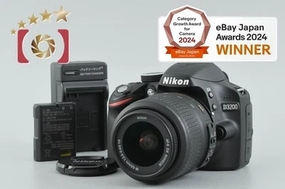 "Shutter count 1,752" Nikon D3200 Black 24.2 MP DSLR 18-55 VR Lens [Near Mint] - Image 1 of 4