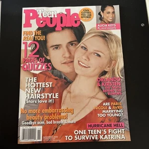 Vintage Teen People Magazine NOV 2005,12 Pages Quizz,Orlando Bloom,Kirsten Dunst - Picture 1 of 2